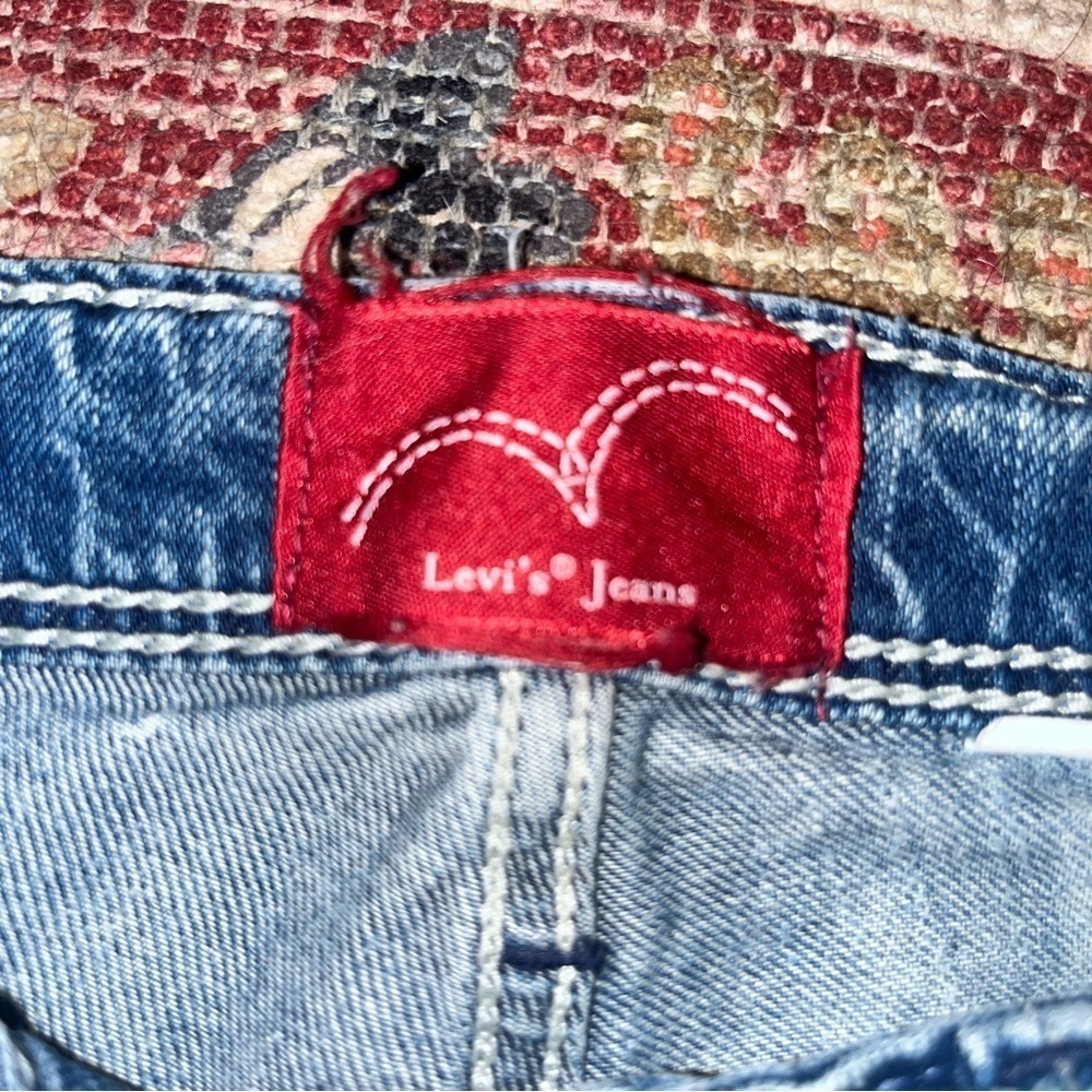 Women Leviβs Red tag Bootcut Jeans -mid rise - like new ! SZ 7L -30x32ππβ - Picture 13 of 15